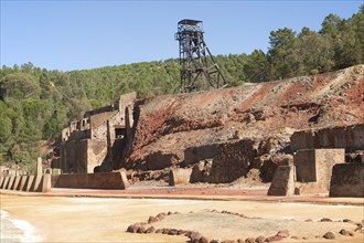 Peña del Hierro Mine, Minas de Riotinto, Rio Tinto mining area, Huelva province, Spain, Europe