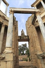 Teatro Romano, Roman Amphitheatre, Merida, Extremadura, Spain, Europe