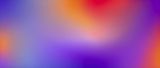 Abstract gradient blur with shades of purple, orange and red, creating a smooth and calming