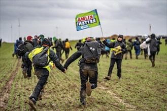 Violent clashes between thousands of demonstrators and the police, after a demonstration against