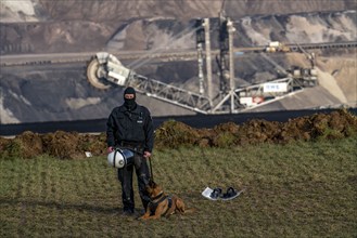 Beginning of the eviction of the Lützerath hamlet, camp of climate activists and squatters, at the