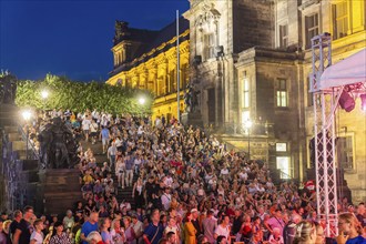 Dresden City Festival in the Old Town, Dresden City Festival, Dresden, Saxony, Germany, Europe