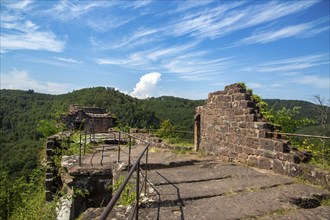 Wasigenstein Castle (Alsace, France) . The castle ruins are the remains of a medieval rock castle