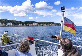 Excursion boat Alexander, round trip to the chalk cliffs of Rügen, cliffs of the Stubbenkammer, in