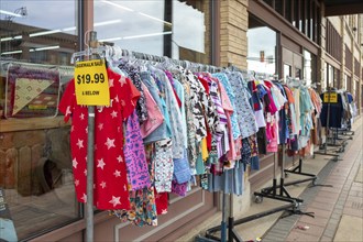 Oklahoma City, Oklahoma, Langston's Western Wear in Stockyards City sells western attire.