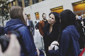 Annalena Bärbock (Alliance 90/The Greens), Federal Foreign Minister, photographed at the kick-off