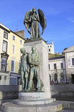 Lusitania memorial designed by Jerome Connor, Cobh, County Cork, Ireland, Irish Republic, Europe