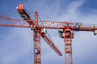 Large construction site, in the so-called Literaturviertel offices and flats between Sachsenstraße