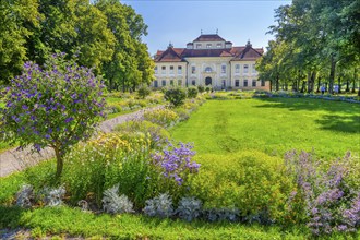 Garden parterre in front of Lustheim Palace in the Schleissheim Palace complex, Oberschleissheim