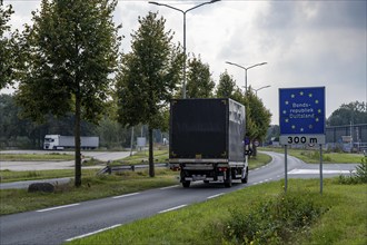 The so-called Green Border, at the former border crossing Schwanenhaus, between Germany and the