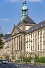 Building of the Düsseldorf district government, on Cecilienallee, administration building,