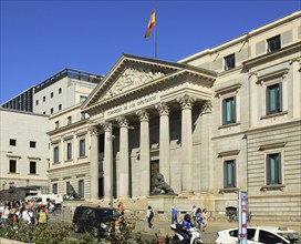 Palacio de las Cortes, Congreso de Los Diputados, Congress of Deputies, Houses of Parliament,