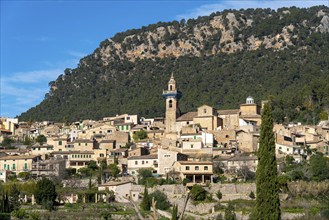 The village of Valldemossa, in the north-west of the island, Serra de Tramuntana, Majorca, Spain,