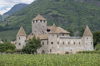 Maretsch Castle, 13th century lowland castle, Weingarten, Bolzano, South Tyrol, Trentino-South