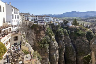 Ronda Old Town, El Tajo Gorge, Ronda, Andalusia, Spain, Europe