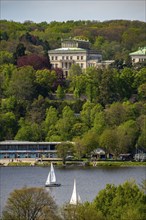 Villa Hügel, seat of the Krupp industrial family, above Lake Baldeney, today the seat of the