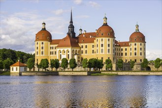 Moritzburg Castle, municipality of Moritzburg near Dresden, Saxony, Germany, Europe