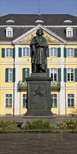 The Beethoven Monument commemorates the famous composer Ludwig van Beethoven on Münsterplatz, Bonn,