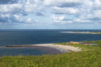 View from the Oberland to the Helgoland dune, Helgoland offshore island, Helgoland dune, North Sea,