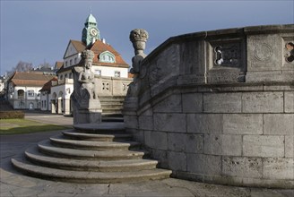 Bad Nauheim, Art Nouveau bathing facilities, Hesse, Germany, Europe