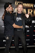 Axel One and Roman Geike (Romano) at the Metal Hammer Awards 2024 in the Uber Eats Music Hall.