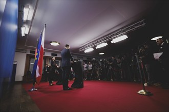 (L-R) Annalena Bärbock (Alliance 90/The Greens), Federal Foreign Minister, and Radoslaw Sikorski,