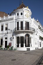 Historic Casino Arias Montano building in the town of Aracena, Sierra de Aracena, Huelva province,