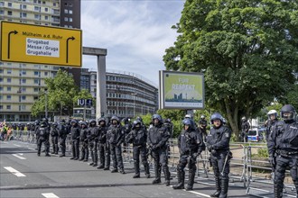 Demonstration against the AFD party conference in Essen, several tens of thousands of demonstrators