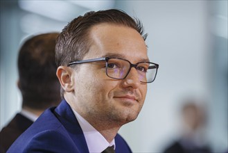 Benjamin Strasser, State Secretary at the Federal Ministry of Justice, pictured at the start of a