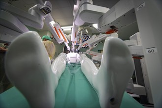 Operating theatre robot HUGO, Dresden, Saxony, Germany, Europe