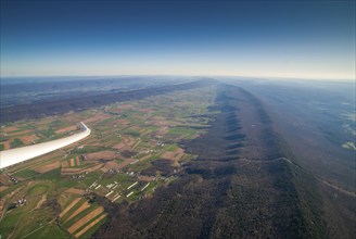 Aerial view, mountains, Appalachian Mountains, Pennsylvania, USA, North America