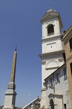 The church Santissima Trinita dei Monti, Santa Trinita dei Monti or Santissima Trinita al Monte