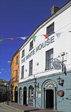 Historic colourful buildings, The White House pub, Kinsale, County Cork, Ireland, Irish Republic,