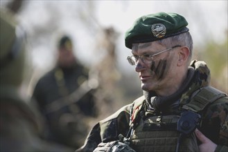 Brigadier General Alexander Krone, Commander NATO Response Force Land Brigade, photographed during