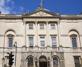 The Guildhall in Bath, Somerset, England built between 1775 and 1778 by Thomas Baldwin