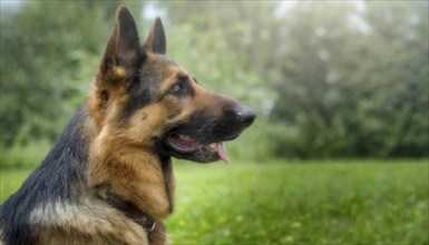 Pets, Dog, German Shepherd, AI-generated, AI generated