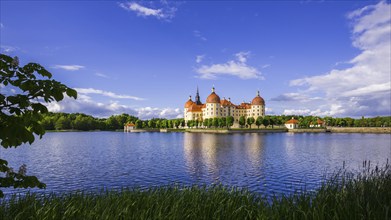 Moritzburg Castle, municipality of Moritzburg near Dresden, Saxony, Germany, Europe