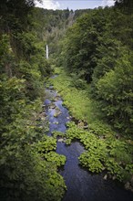 The Selbitz river flows through the Höllental valley between Thuringia and Bavaria. Lichtenberg, 21