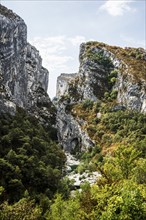 Verdon Gorge, Gorges du Verdon, Verdon Regional nature park Park, Provence,