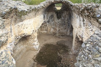 Columbarios Roman burial ground funerary mausoleums, Merida, Extremadura, Spain, Europe