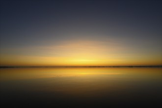 Sunset at Lake Dümmer, lake, silence, vastness, night, mysterious, Lembruch, Lower Saxony, Germany,