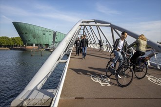 Amsterdam, Netherlands, bridge to the Nemo Science Museum