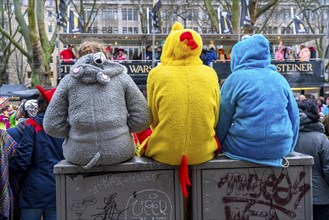 Rose Monday parade in Düsseldorf, street carnival