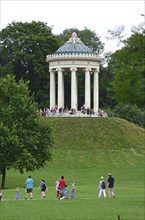 Europe, Germany, Bavaria, Munich, English Garden, City Park between Lehel and Schwabing, View to