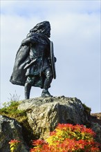 King Harald I Fairhair statue, Haugesund Gjestehavn, HAUGESUND, North Sea in Rogaland County,