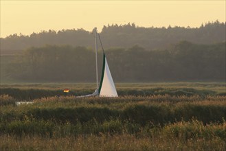 Sailing boat, Baltic Sea, Mecklenburg-Western Pomerania, Germany, Europe