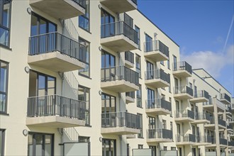 New BUWOG apartment building, Insel Gartenfeld, Heinrich-Hertz-Straße, Haselhorst, Spandau, Berlin,