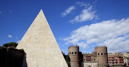 Pyramid of Cestius, Pyramid of Caius Cestius, Piramide Cestia, Piramide di Caio Cestio, tomb of the