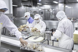 Production of salted ducks in the Nan Jing Ying Tao Yo Co. Ltd. factory, for consumption in