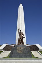 Obelisk on the Heldenacker or National Heroes' Acre, war memorial of the Republic of Namibia, near